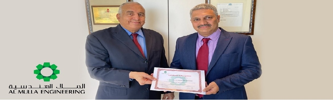 Al Mulla Engineering Employees Receive HSE Award in Recognition of Their Excellence